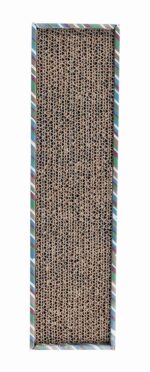 Trixie Scratchy Scratching Cardboard Catnip (48x5x13 cm, Black/White) - Image 2