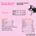 Schesir Baby Kitten Wholefood Chicken and Salmon Wet Food, 70g - Image 4