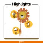 FOFOS Interactive Catnip Chic Toy for Cats Yellow (Pack of3) - Image 5