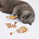 FOFOS Interactive Catnip Chic Toy for Cats Yellow (Pack of3) - Image 3