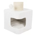 Trixie Cat Tree Ava XXL Scratching Post and Tower (86cm, White/Grey) - Image 7