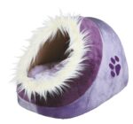 Trixie Minou Cuddly Cat Cave Bed Purple/Violet, 35x26x41cm