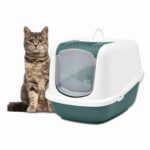 Savic Nestor Jumbo Cat Litter Box - Cold Gray - Image 6