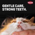 Trixie Toothbrush Set for Cats and Small Dogs, 15 cm, 4 Pcs, White - Image 5