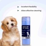 Trimz Quick Dry Absorption Towel for Dogs and Cats (Blue) - Image 2