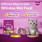 Whiskas Adult Salmon with Gravy Cat Food 85g - Image 14