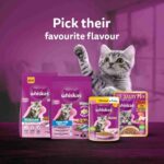 Whiskas Tasty Mix Junior Pouch Chicken Tuna Sweet Potato Flavor in Gravy for Cats 70g - Image 13