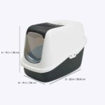 Savic Nestor Cat Toilet - Black - 22 x 15 x 15 inch - Image 2