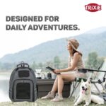 Trixie Dan Backpack Pet Carrier (34 x 44 x 26 cm, Grey) - Image 3