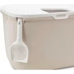 Savic Hop In Modern Cat Litter Tray Mocha- 23 x 15 x 15 inch - Image 3