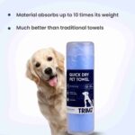 Trimz Quick Dry Absorption Towel for Dogs and Cats (Blue) - Image 6