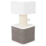 Trixie Cat Tree Ava XXL Scratching Post and Tower (86cm, White/Grey) - Image 4