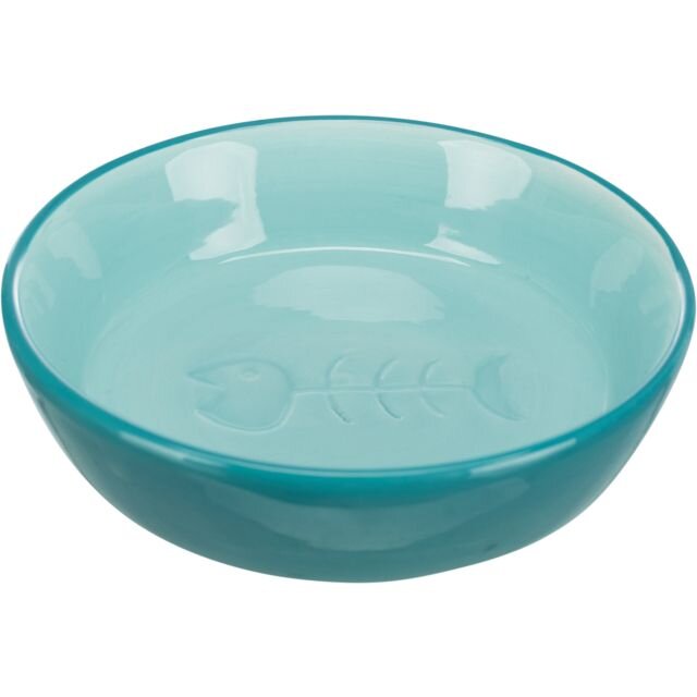Trixie Fishbone Ceramic Bowl 0.2L for Cats