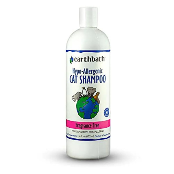EarthBath Fragarance Free Hypo Allergenic Shampoo for Cats - 472 ml