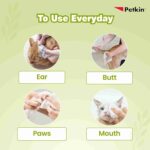 Petkin Big n' Thick Natural Pet wipes, 100 Wipes - Image 3