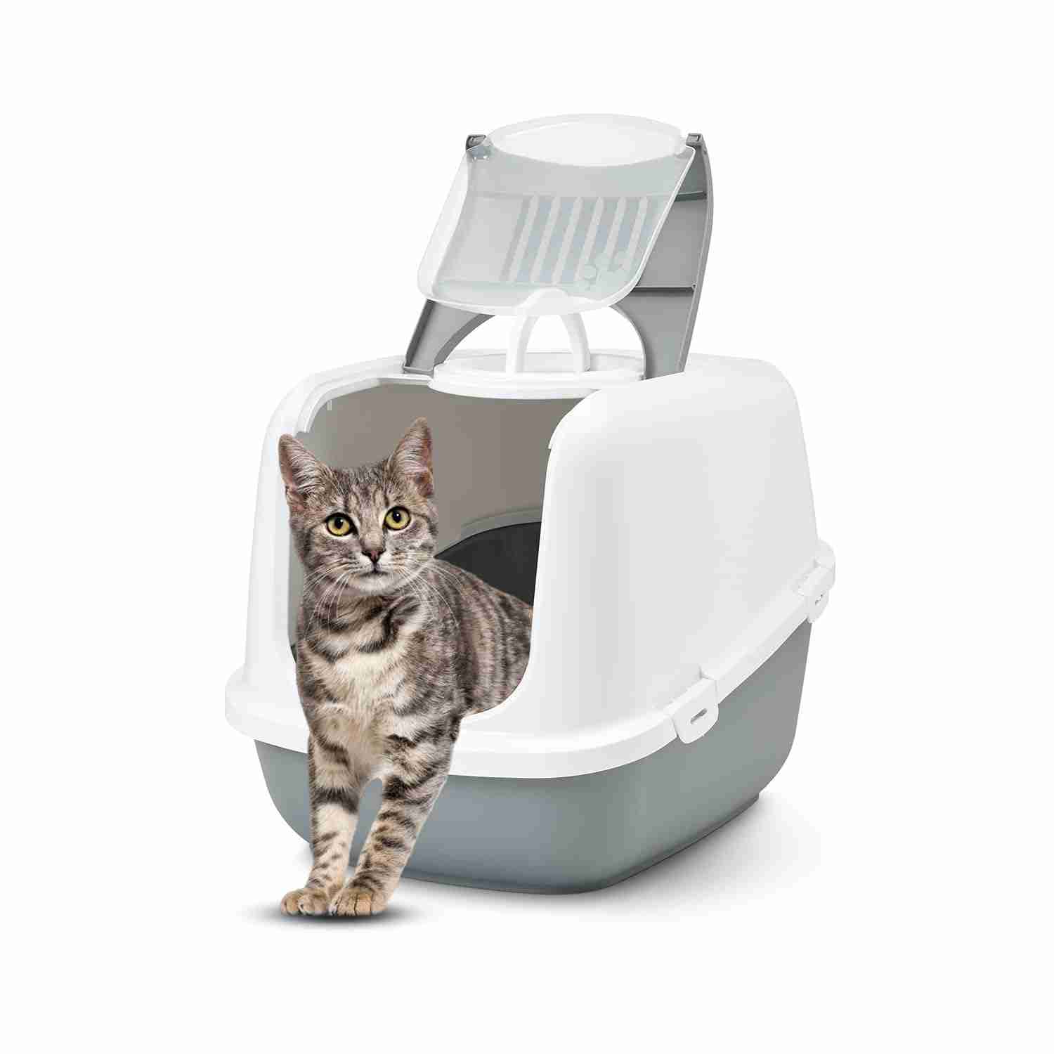 jadua2eRM-Savic-Nestor-Jumbo-Cat-Litter-Box-Cold-Gray.jpeg Savic Jumbo Litter Box for Large Cats in Cold Gray