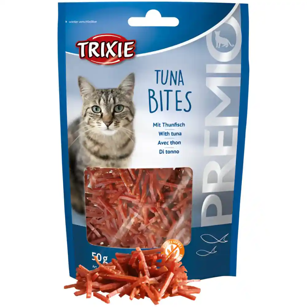 jzVjOxBNq-product.webp Trixie Premio Tuna Bites Treat For Cats, 50 g - Image 1