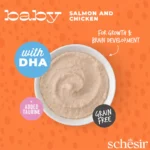 Schesir Baby Mousse Kitten Salmon & Chicken Wet Cat Food Can 70g - Image 5