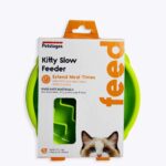 Petstages Kitty Slow Feeder Cat Bowl, XS, 14 cm, Green - Image 2