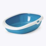 Savic Gizmo Cat Litter Tray with Rim - Twilight Blue - Image 4