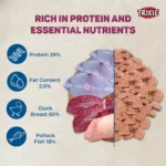 Trixie Premio Ducky Hearts Treat for Cats, 50 g - Image 2