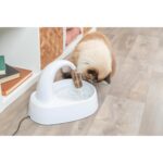 Trixie Curved Stream Drinking Fountain for Dog and Cat - White (25x24.5x35 cm) - Image 6