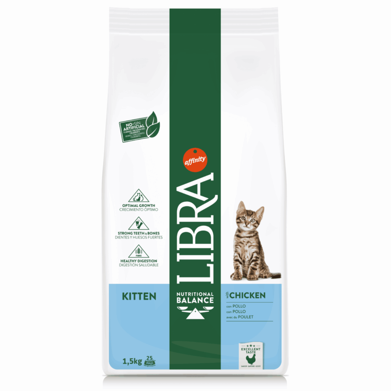 Libra Chicken Dry Kitten Food, 1.5 Kg