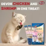 Trixie Creamy Snack With Shrimp Cat Treats, 5 x 14 g - Image 3