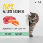 Schesir Tuna in Jelly With Salmon Adult Cat Wet Food Pouch, 85 g - Image 4