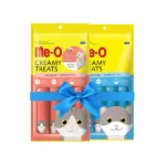 Me O Creamy Salmon and Creamy Chicken and Liver Cat Treat Combo (2 x 60g)