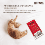 Kitty Yums Creamy Treat Crab and Chicken (5Pcs) Cat Treat - Image 4