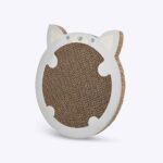 Trixie Junior Scratching Cardboard Hamster with Catnip (31x2.5x32.5 cm, Light Grey) - Image 2