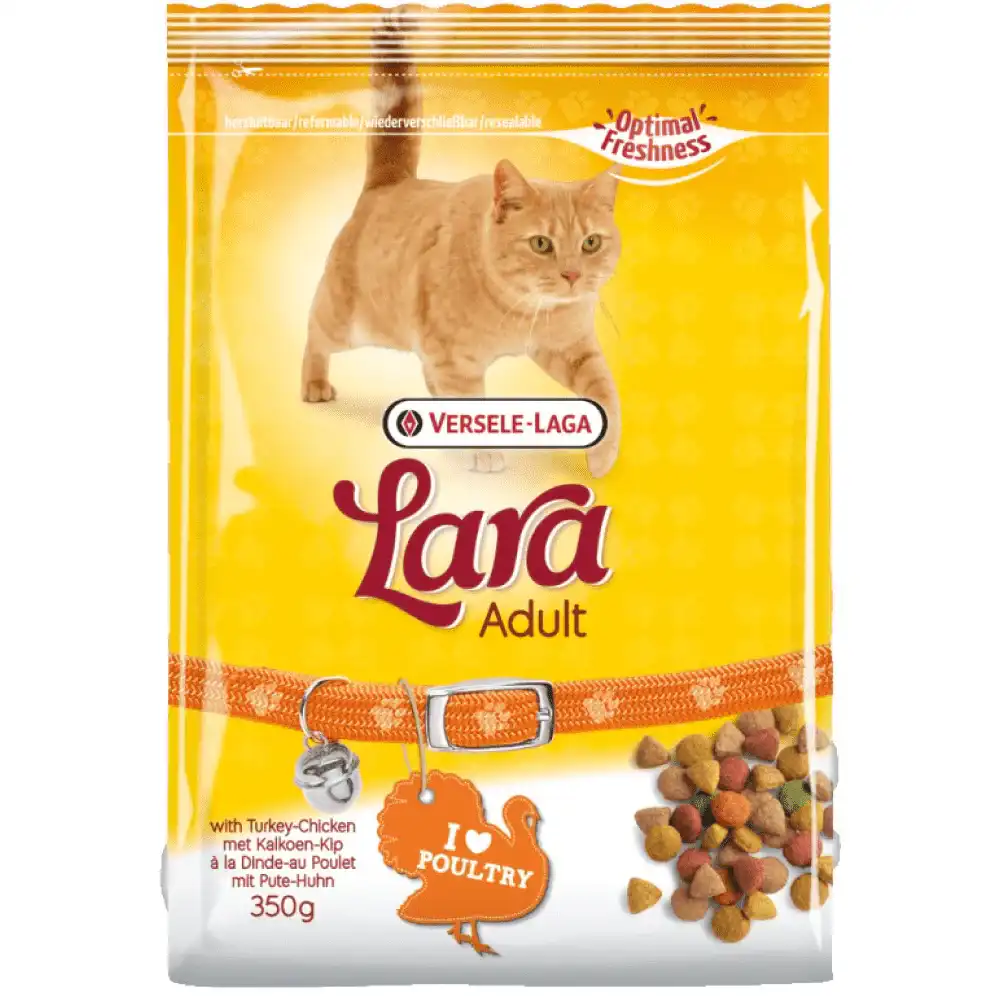 oZWPyAY1t-product.webp Versele Laga Lara Turkey & Chicken Adult Cat Dry Food, 350 g