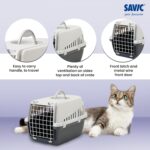 Savic Zephos 2 Pet Carrier, 22 x 15 x 13 inch, Grey - Image 2
