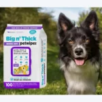 Petkin Big N Thick Mineral Bath - 100 Wipes - Image 2