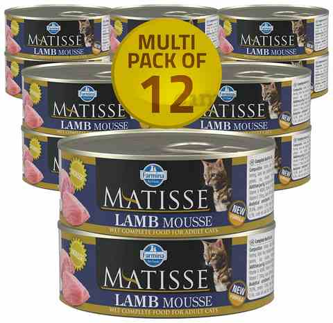 Matisse Cat Mousse Lamb Wet Cat Food, 85g