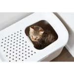 Savic Hop In Modern Cat Litter Tray Mocha- 23 x 15 x 15 inch - Image 4