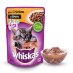 Whiskas Chicken in Gravy Meal Kitten Cat Wet Food 85g