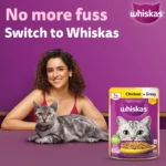 Whiskas Adult Chicken In Gravy Cat Wet Food 85 g - Image 2