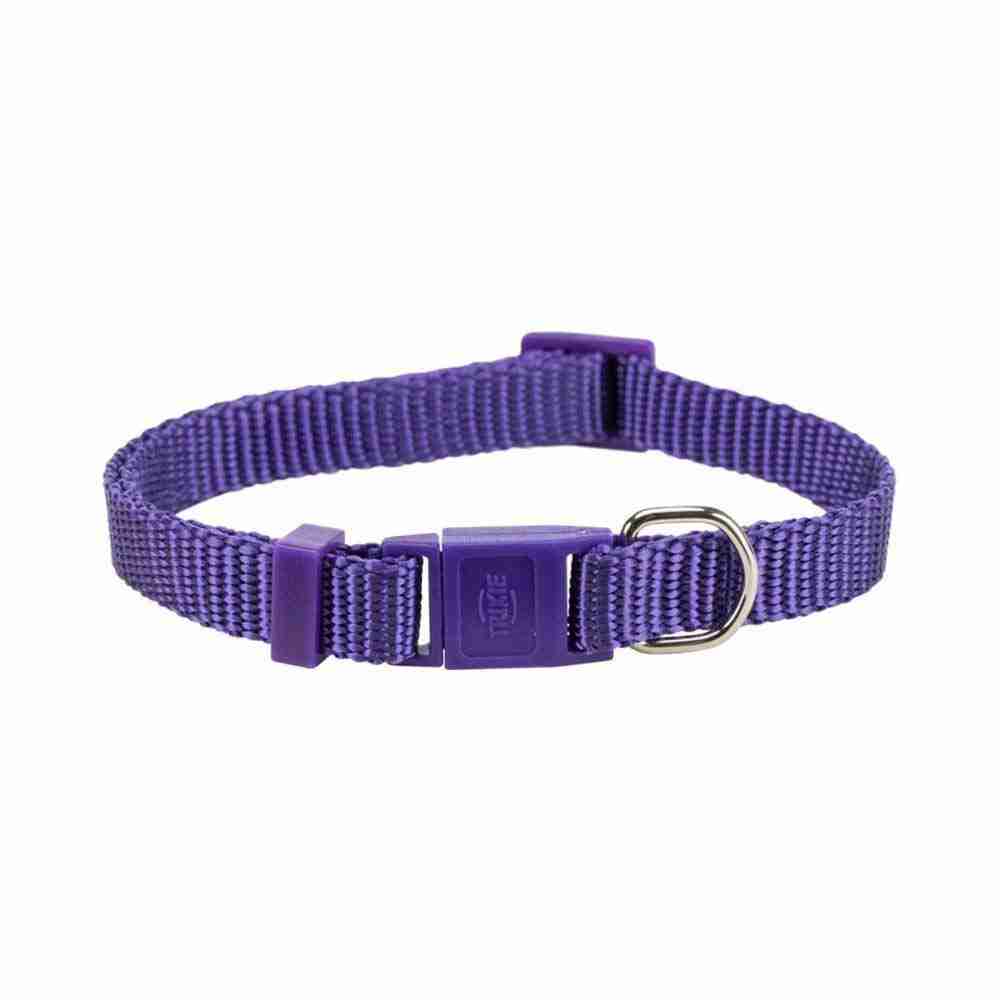 qpGWg_MVq-product.jpeg Trixie Premium Adjustable Cat Collar, Violet - Image 1