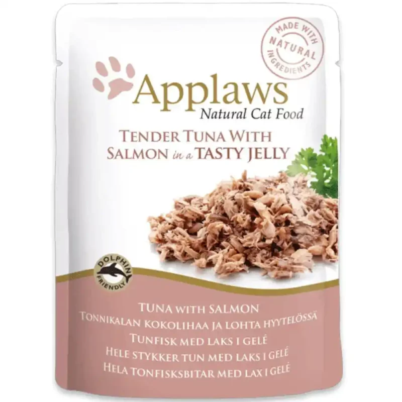 Applaws Tuna with Salmon in Tasty Jelly Pouch Cat Wet Food, 70g