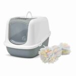 Savic Nestor Jumbo Cat Litter Box - Cold Gray - Image 8