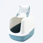 Savic Nestor Jumbo Cat Litter Box - Cold Gray - Image 4