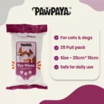 Pawpaya Eye Wipes for Dogs and Cats (20x18cm) - Image 3