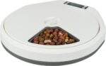 Trixie TX4+1 Automatic Pet Food Dispenser for Cats and Dogs, White/Grey - Image 2