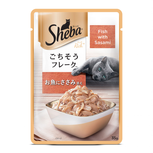 Sheba Premium Fish with Sasami Wet Cat Food - 35g