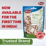 Trixie Premio Fish and Chicken Rolls Cat Treats, 50g - Image 2