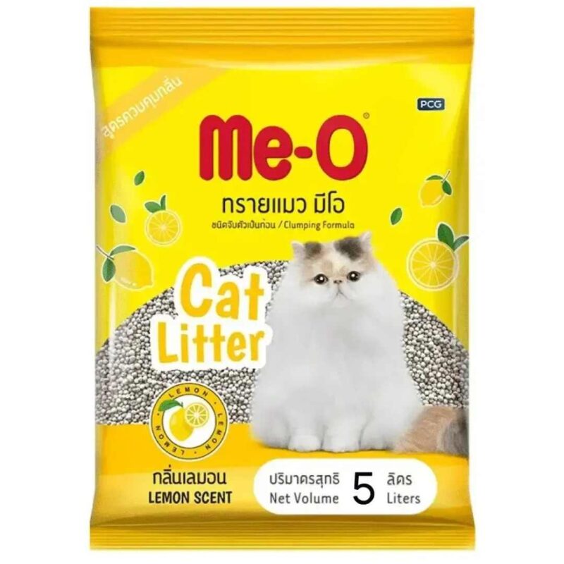 Me-O Cat Litter Lemon Scent, 5L