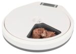 Trixie TX4+1 Automatic Pet Food Dispenser for Cats and Dogs, White/Grey