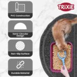 Trixie Cat Litter Tray Mat, Semi-Circular PVC, 41 x 25 cm (Anthracite) - Image 3